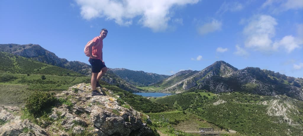 Hiking in the mountains
